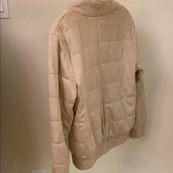 ASTARS The Baroness Quilted Vegan Suede Jacket - Picture 10 of 10